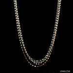 Load image into Gallery viewer, Japanese 4 Line Platinum Rose Gold Fantasy Light Weight Adjustable Chain for Women JL PT CH 1369
