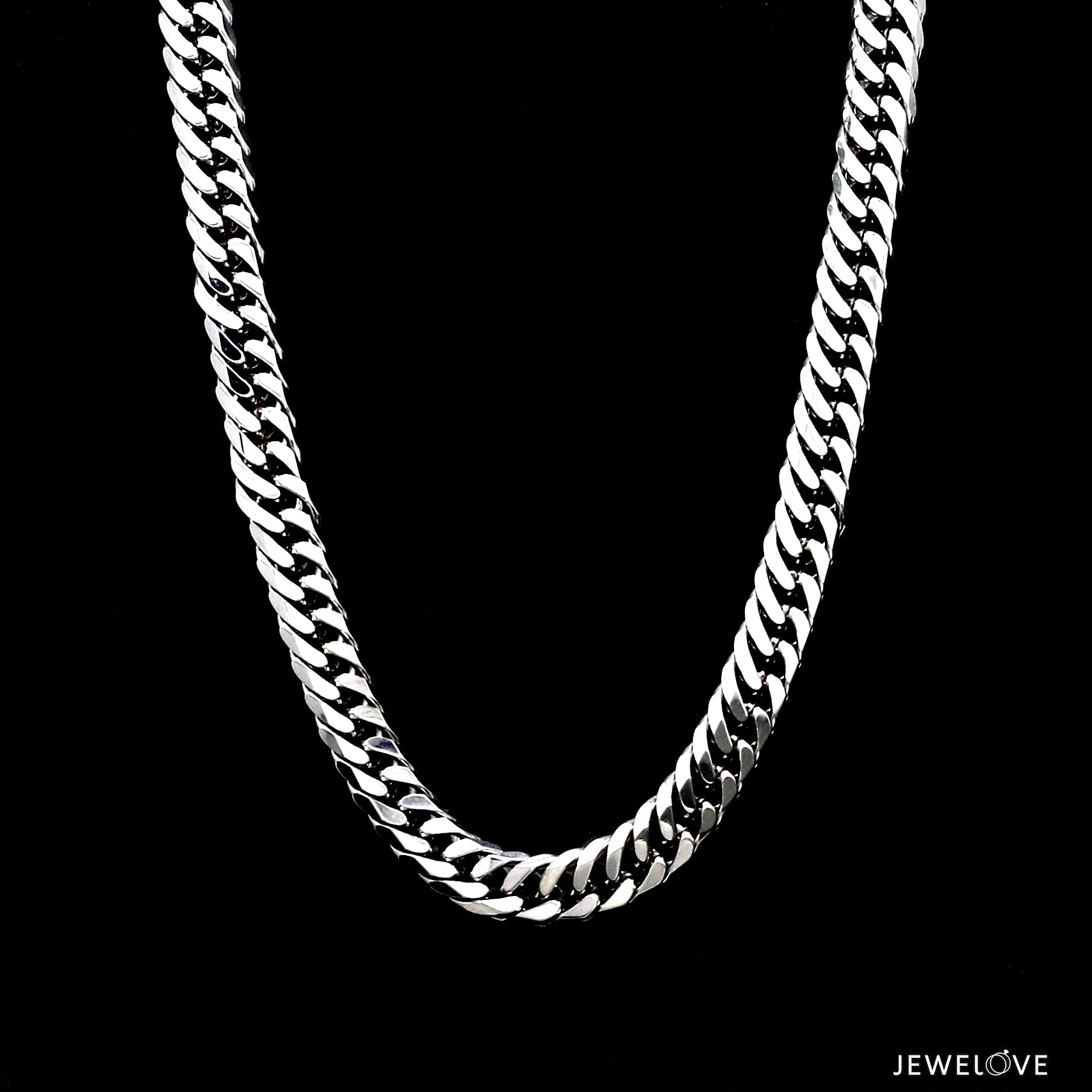 6.5mm Japanese Platinum Cuban Heavy Chain for Men JL PT CH 1005-D