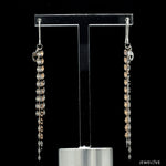 Load image into Gallery viewer, Japanese 5 Line Platinum Fantasy Light Weight Earrings with Rose Gold for Women JL PT E 1369
