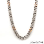 Load image into Gallery viewer, Men of Platinum | 6mm Platinum Rose Gold Chain for Men JL PT CH 1441
