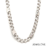 Load image into Gallery viewer, 8mm Platinum Plain Chain for Men JL PT CH 1323-A
