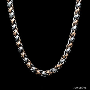 Men of Platinum | 5.5mm Platinum Rose Gold Heavy Chain for Men JL PT CH 1367