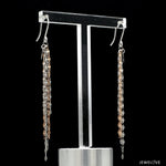 Load image into Gallery viewer, Japanese 5 Line Platinum Fantasy Light Weight Earrings with Rose Gold for Women JL PT E 1369
