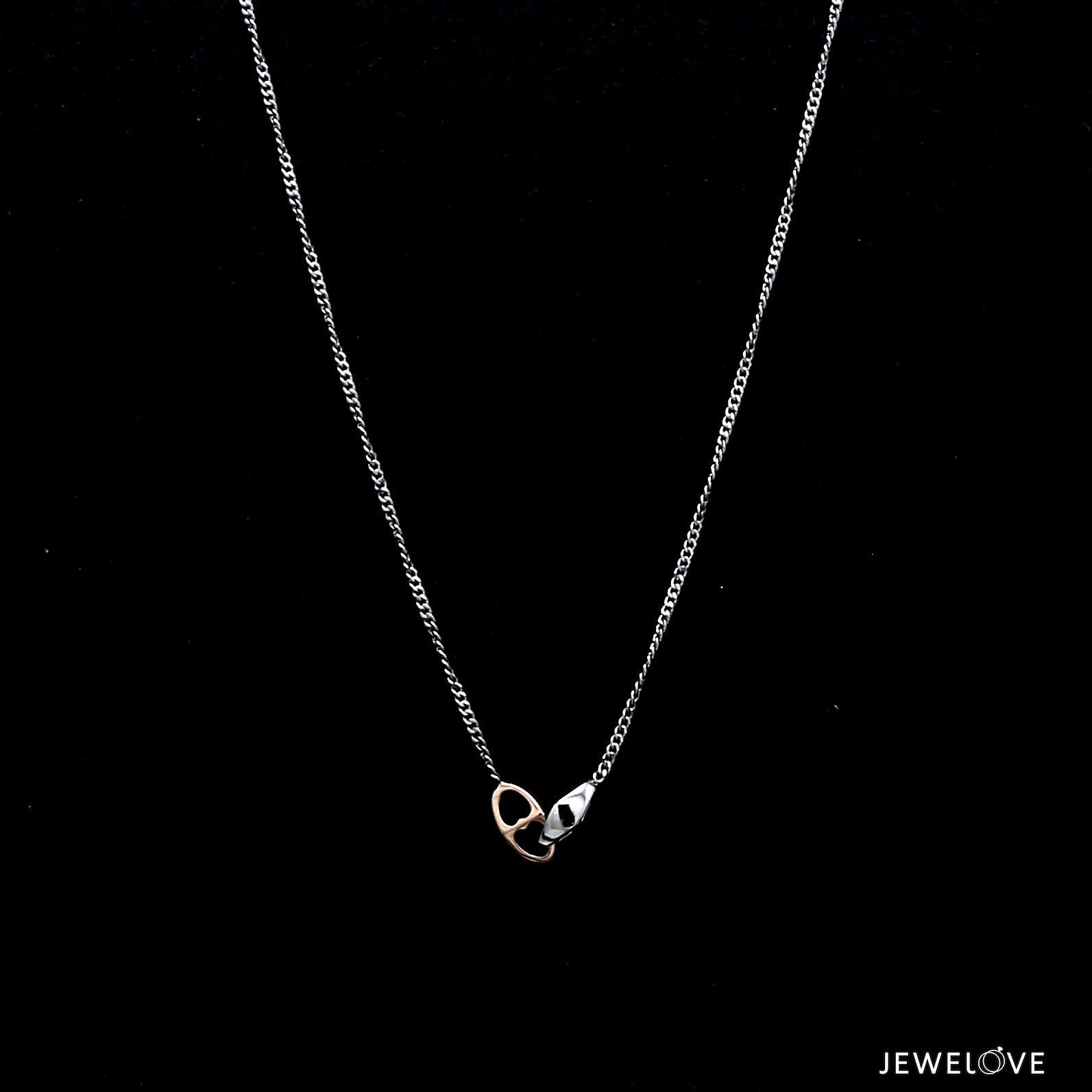 Platinum Rose Gold Pendant for Women JL PT P 240