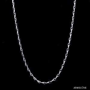 2.5mm Platinum Chain for Men JL PT CH 1338