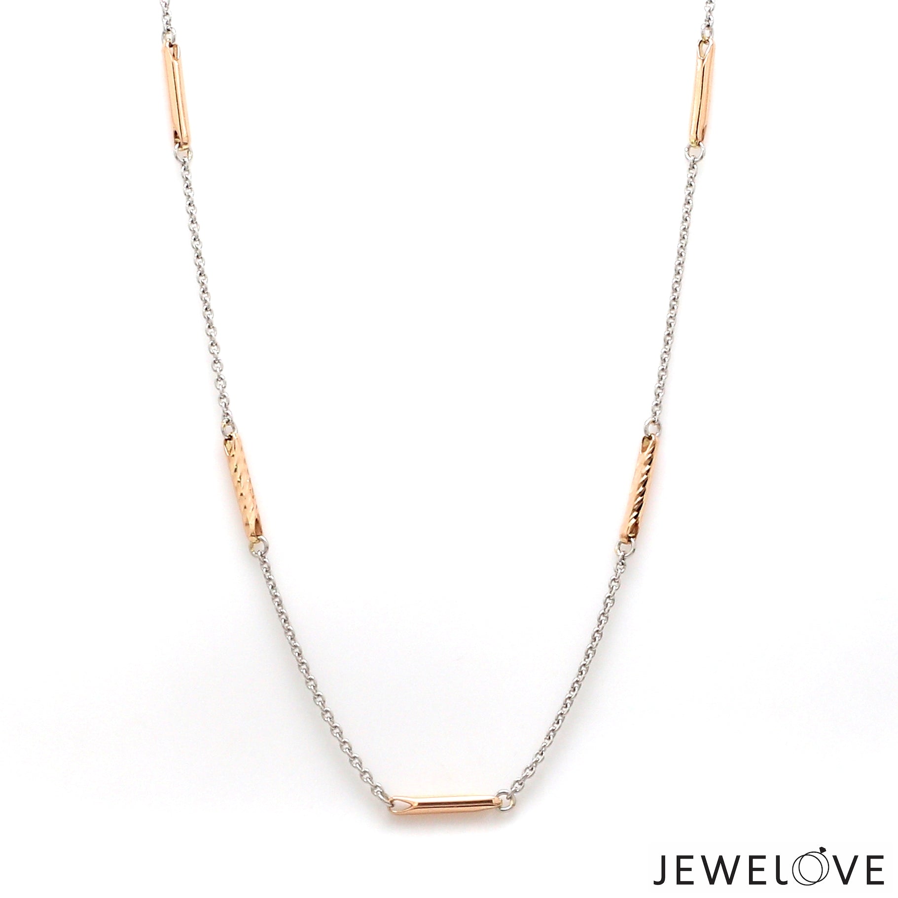 Platinum & Rose Gold Chain JL PT CH 812