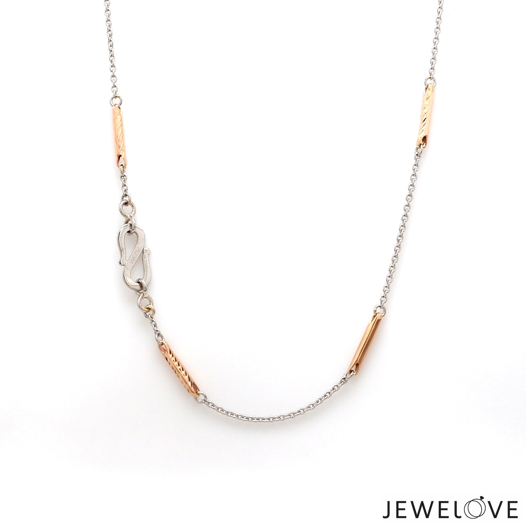 Platinum & Rose Gold Chain JL PT CH 812