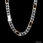 Load image into Gallery viewer, Men of Platinum | 7.75mm Platinum Rose Gold Chain for Men JL PT CH 1368
