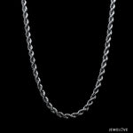 Load image into Gallery viewer, Men of Platinum | 3.75mm Platinum Rope Chain for Men JL PT CH 903-C
