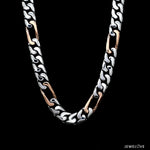 Load image into Gallery viewer, Men of Platinum | 7.75mm Platinum Rose Gold Chain for Men JL PT CH 1368
