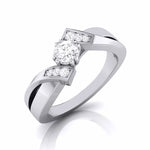 Load image into Gallery viewer, 20-Pointer Designer Platinum Diamond Engagement Ring JL PT G 104   Jewelove.US
