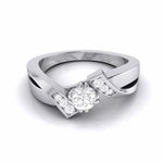 Load image into Gallery viewer, 20-Pointer Designer Platinum Diamond Engagement Ring JL PT G 104   Jewelove.US
