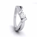 Load image into Gallery viewer, 20-Pointer Designer Platinum Diamond Engagement Ring JL PT G 104   Jewelove.US
