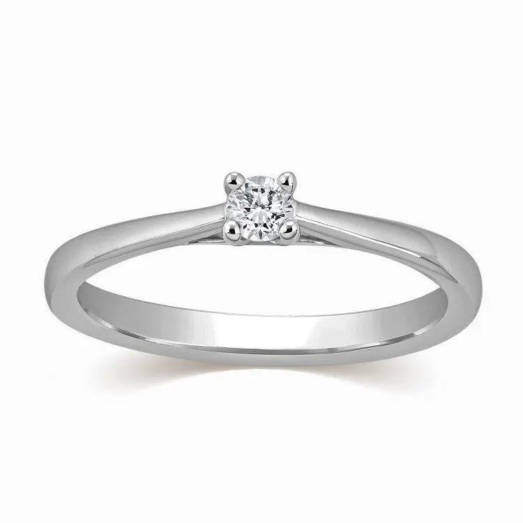 20 Pointer Platinum Solitaire Ring for Women JL PT 306  VVS-G Jewelove