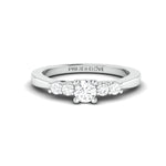 Load image into Gallery viewer, 20 Pointer Solitaire Platinum Ring with Diamond Accents for Women JL PT 323   Jewelove.US
