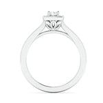 Load image into Gallery viewer, 20 Pointer Square Halo Diamond Platinum Engagement Ring JL PT 325   Jewelove.US
