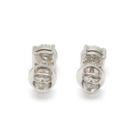 Load image into Gallery viewer, 20 pointer Solitaire Diamond Earrings in Platinum JL PT E 152   Jewelove
