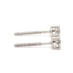 Load image into Gallery viewer, 20 pointer Solitaire Diamond Earrings in Platinum JL PT E 152   Jewelove
