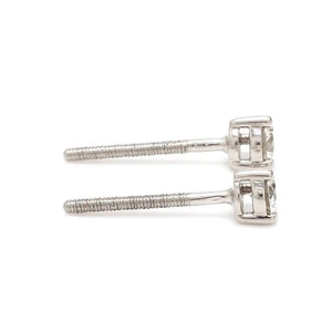 20 pointer Solitaire Diamond Earrings in Platinum JL PT E 152   Jewelove