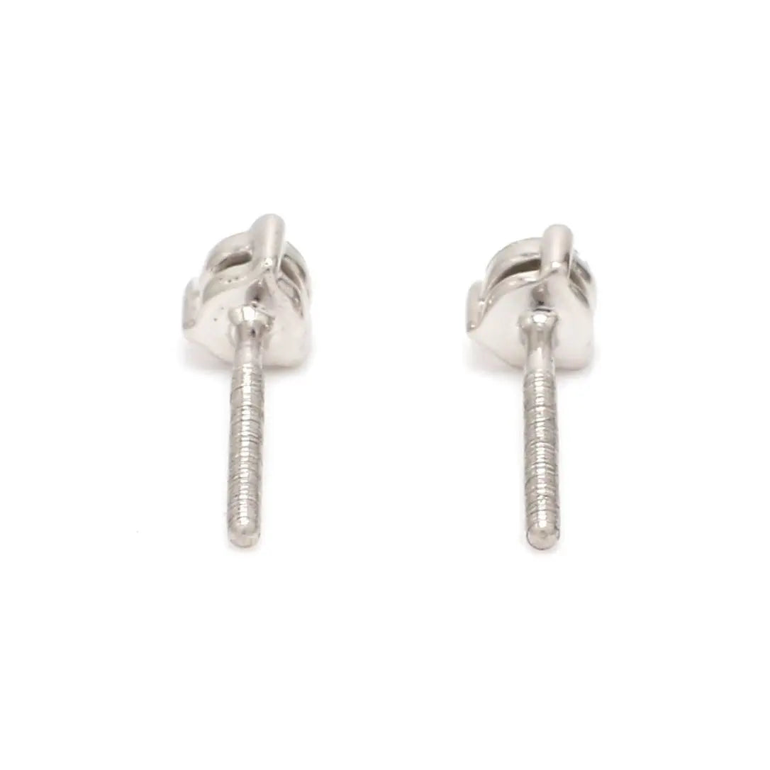 20 pointer Solitaire Diamond Earrings in Platinum JL PT E 152   Jewelove