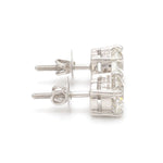 Load image into Gallery viewer, 20 pointer Solitaire Diamond Earrings in Platinum JL PT E 152   Jewelove
