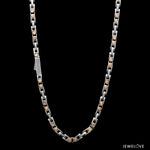 Load image into Gallery viewer, Men of Platinum | Platinum Rose Gold Chain for Men JL PT CH 1475
