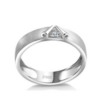 Load image into Gallery viewer, Platinum Couple Diamond Love Bands Women&#39;s Ring JL PT 1257
