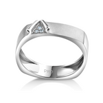 Load image into Gallery viewer, Platinum Couple Diamond Love Bands Men&#39;s Ring JL PT 1257

