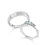 Load image into Gallery viewer, Platinum Love Bands Diamond Couple Rings JL PT 1258   Jewelove
