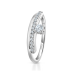 Load image into Gallery viewer, Designer Platinum Couple Diamonds Rings JL PT 1261   Jewelove

