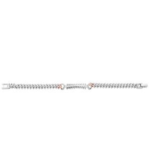 Platinum | Designer Platinum Bracelet with Rose Gold for Men JL PTB 1189   Jewelove.US