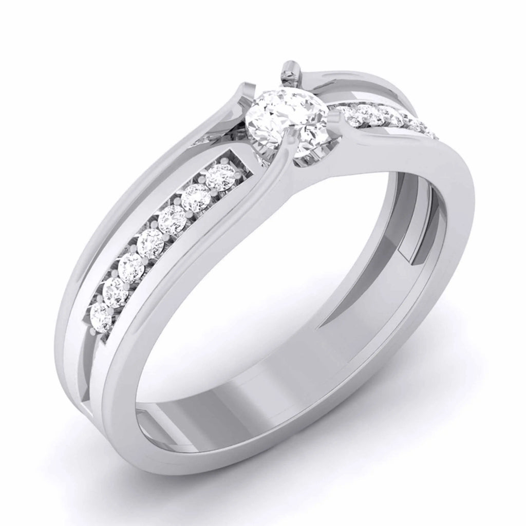 25-Pointer Designer Platinum Ring for Men JL PT 5856   Jewelove.US
