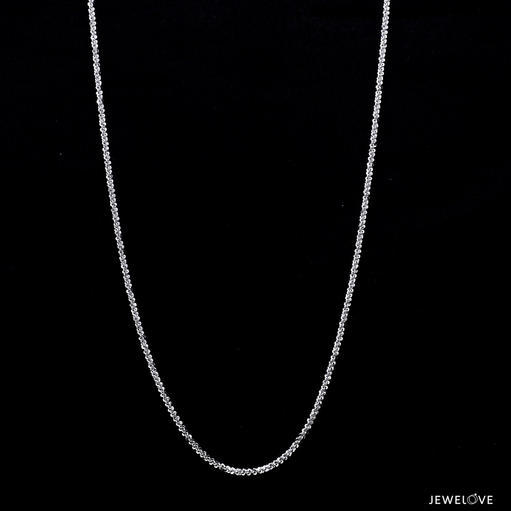 Japanese Shiny Platinum Unisex Chain JL PT CH 969   Jewelove.US