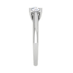 Load image into Gallery viewer, 1-Carat Lab Grown Solitaire Platinum Ring JL PT RS RD LG 184-C

