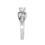 Load image into Gallery viewer, 2-Carat Lab Grown Solitaire Diamond Split Shank Platinum Engagement Ring JL PT LG WB5808E-B
