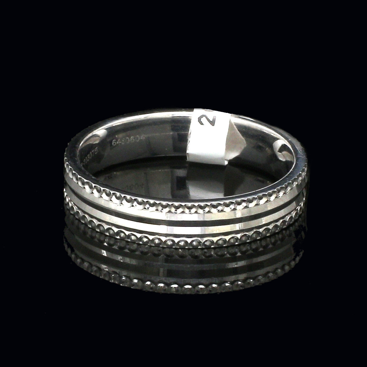 Platinum Love Bands Couple Rings JL PT 1422