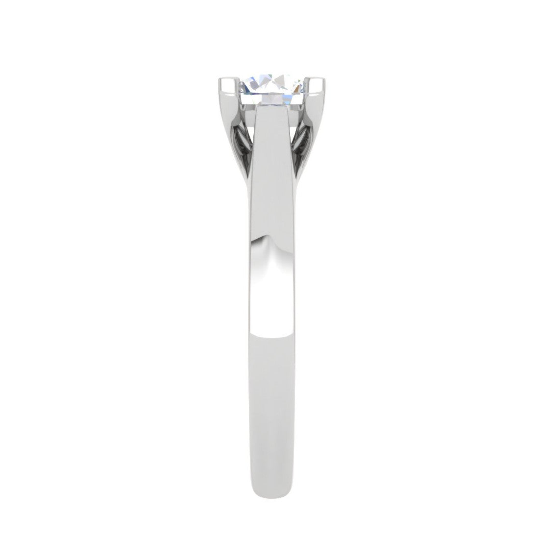 2-Carat Solitaire Platinum Ring for Women JL PT RS PR LG G 136-D