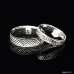 Load image into Gallery viewer, Platinum Love Bands Couple Rings JL PT 1423
