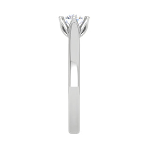 50-Pointer Lab Grown Solitaire Platinum Ring JL PT RS RD LG G 167