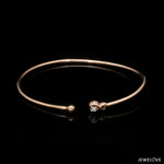 Load image into Gallery viewer, Single Diamonds 14K Rose Gold Bracelet for Women JL AUB 103
