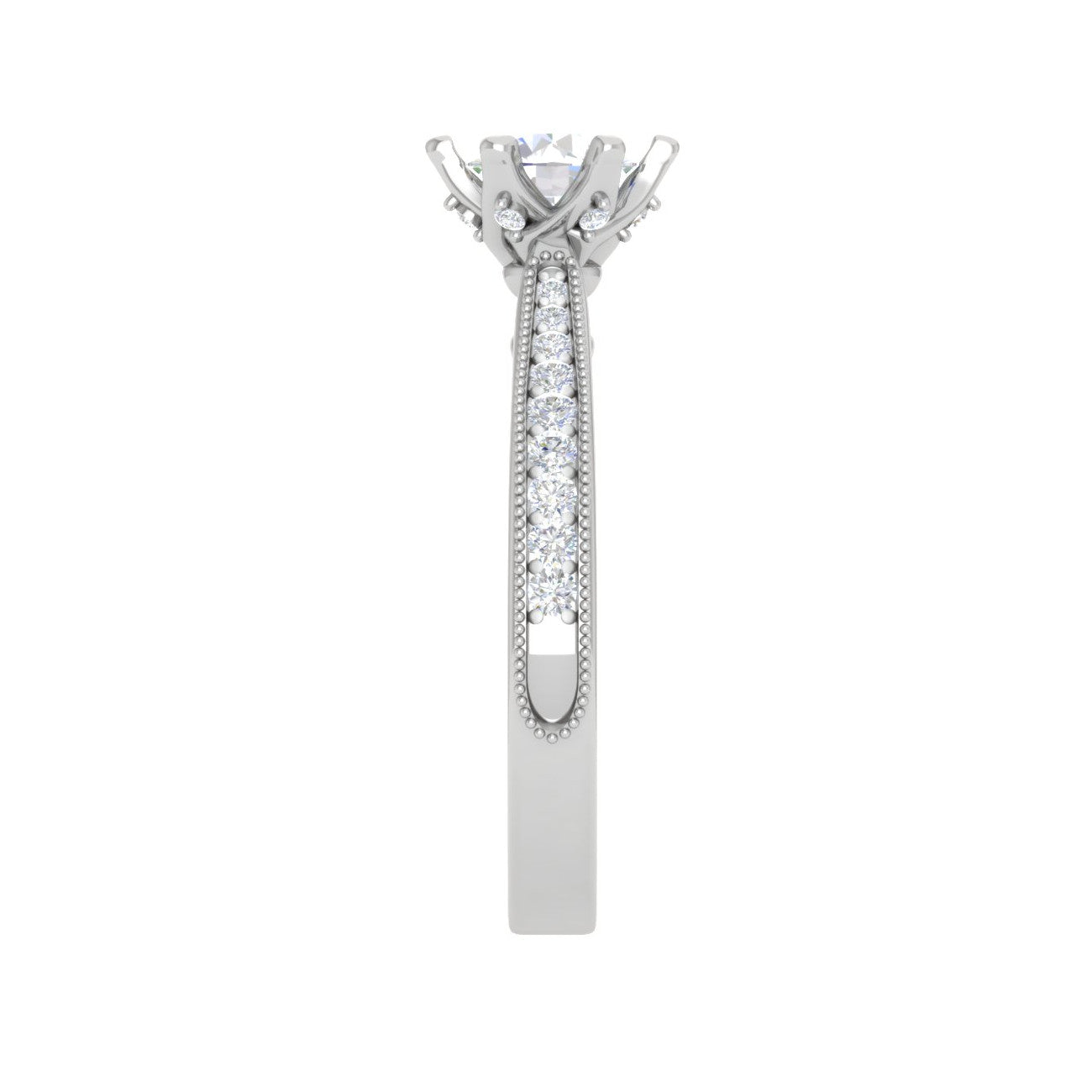 2-Carat Lab Grown Solitaire Diamond Platinum Ring JL PT RV CU LG G 105-D