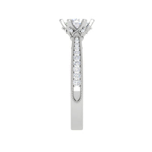 2-Carat Lab Grown Solitaire Diamond Platinum Ring JL PT RV CU LG G 105-D