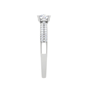 70-Pointer Lab Grown Solitaire Diamond Split Shank Platinum Ring JL PT RP RD LG G 152-A