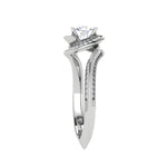 Load image into Gallery viewer, 50-Pointer Lab Grown Solitaire Diamond Twisted Shank Platinum Ring JL PT RP RD LG G 113
