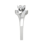 Load image into Gallery viewer, 2-Pointer Lab Grown Solitaire Diamond Platinum Ring JL PT Rp Rd LG-139-B
