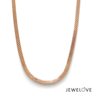 4.5mm Double-Sided Platinum & Rose Gold Unisex Chain JL PT CH 1151-A