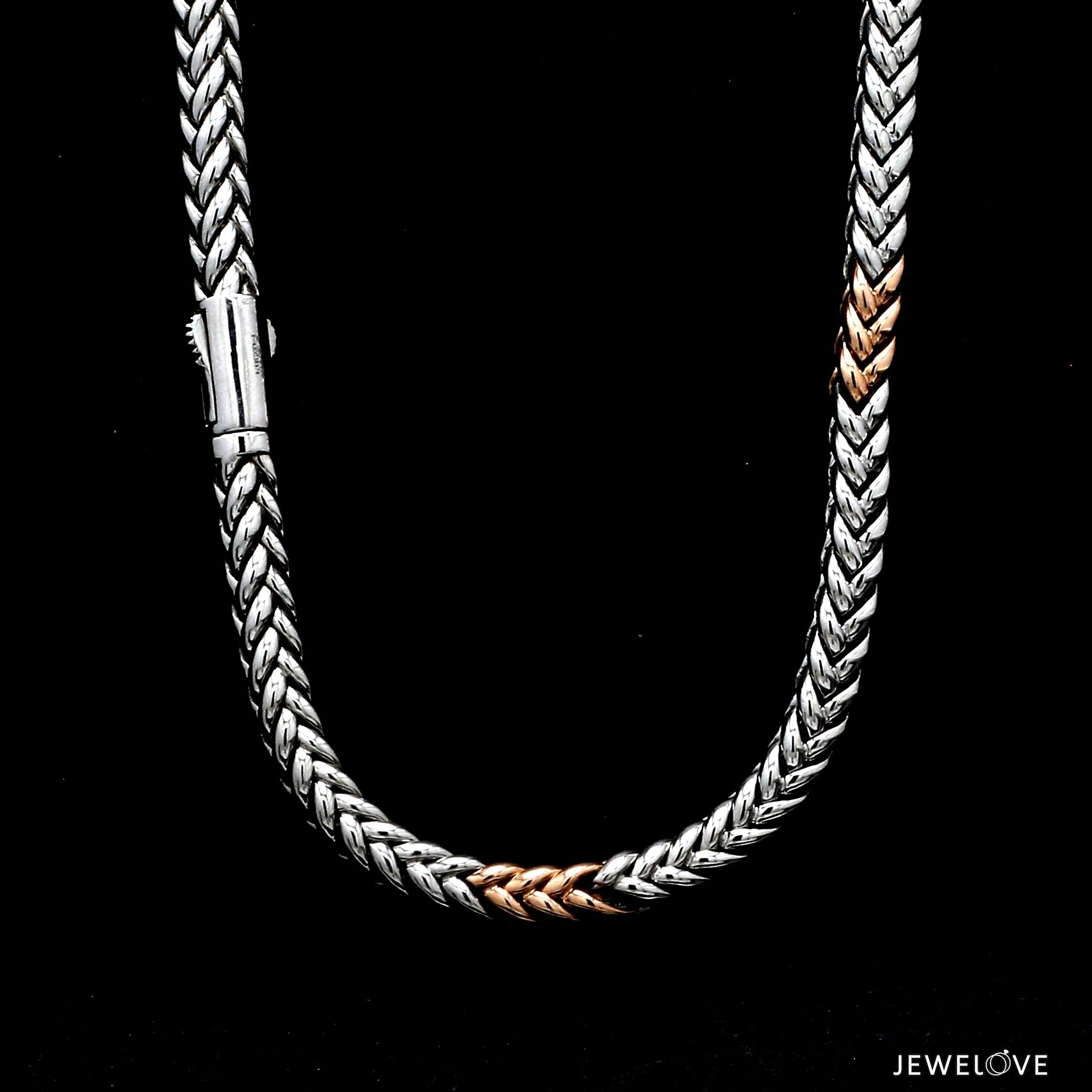 Men of Platinum | 5.5mm Rose Gold Heavy Chain for Men JL PT CH 1319