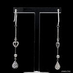 Load image into Gallery viewer, Japanese Platinum Earrings with Diamond Cutting for Women JL PT E 285   Jewelove.US
