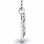 Load image into Gallery viewer, 3 Butterfly Circle Platinum with Diamond Pendant Set JL PT P 6225   Jewelove.US
