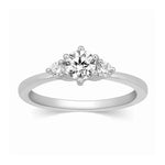 Load image into Gallery viewer, 3 Diamond Platinum Engagement Solitaire Ring JL PT 326   Jewelove
